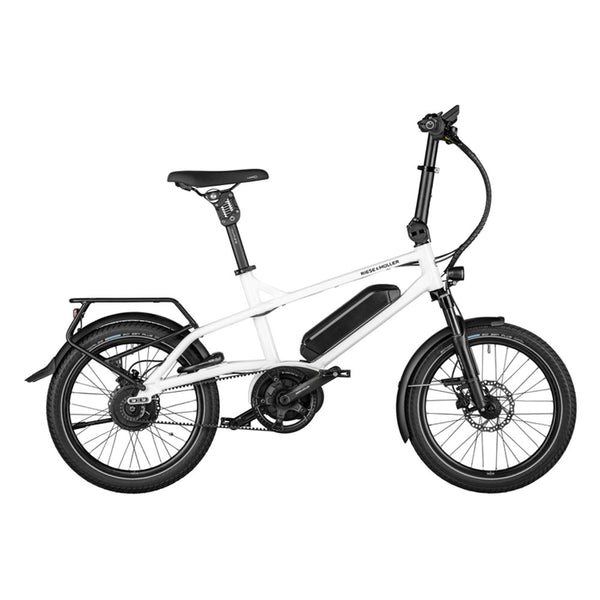 Bicicleta elétrica Riese Müller Tinker2 Vario branca