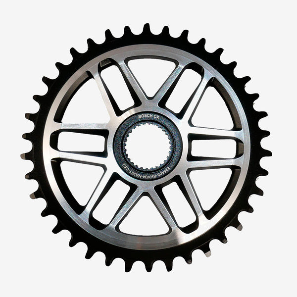 Coroa Haibike 38T Samox Bosch Gen4 Prata