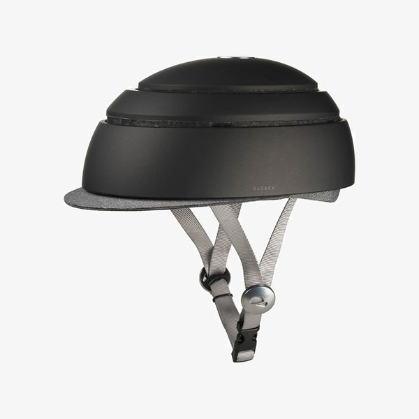 Capacete dobrável preto Closca