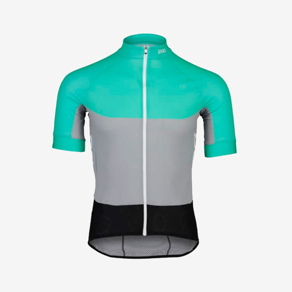 Camisa Poc Essential Road Light Verde Fluorita/Cinza