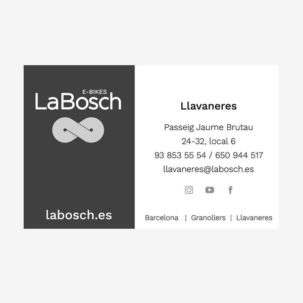 Cartões LaBosch Llavaneras