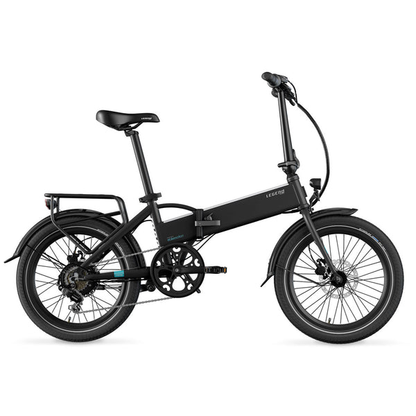 Bicicleta elétrica preta Legend Monza