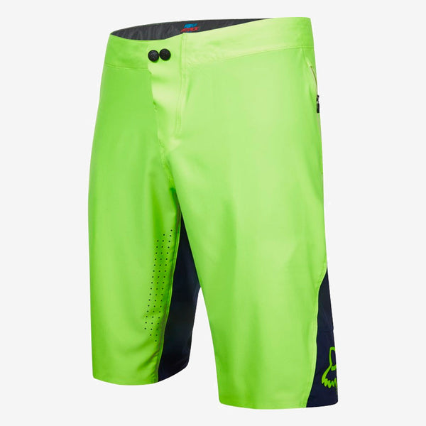 Shorts Culotte Fox Attack Azul Marinho Amarelo